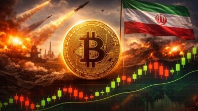 بتكوين يرسم مخططًا يشبه حرب إيران 2022، لكن الأمر مختلف