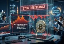 سعر البيتكوين محاصر تحت 70 ألف دولار.. السوق ينتظر محفزًا للاختراق