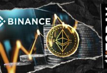 انسحاب 77,000 إيثر من بينانس إلى محفظة مجهولة مع عودة السوق المشفّر إلى المنطقة الخضراء