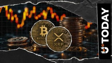 XRP مقابل البيتكوين: كيف قد يؤدي فشل إعادة الاختبار هذا الأسبوع إلى هبوط 64%