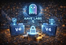 آيف لابز تطرح إطار ترخيص مزدوج لمستودعات Aave V4