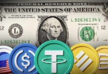 ارتفاع عملات الدولار المُستقرة إلى 313 مليار دولار مع تحول المستثمرين نحو الأصول الآمنة وسط التوترات الأمريكية الإيرانية