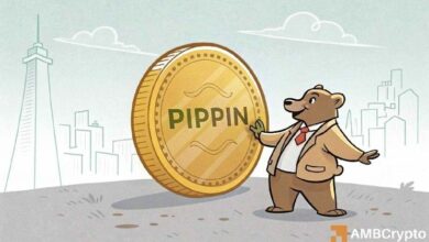 حيتان PIPPIN تتخلص من 25% من حيازاتها – هل انتهى زمن صعود العملة الميمية؟