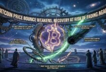 انتعاش سعر البيتكوين يضعف: التعافي مهدد بالتراجع مرة أخرى