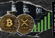 صعود البيتكوين وريبل بينما النفط يتجاوز 100 دولار وسط تحول الارتباطات السوقية بفعل ضعف الناتج المحلي