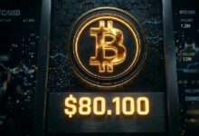 لحظة حاسمة للبيتكوين: مستوى 80,100 دولار هو المفتاح