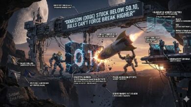 دوجكوين (DOGE) عالق تحت مستوى 0.10 دولار والمشترون عاجزون عن دفع السعر للأعلى