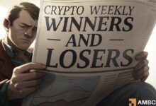 الفائزون والخاسرون الأسبوعيون في سوق العملات الرقمية: ألجوراند، أوبن فريكونسي، سايرن بروتوكول، كور