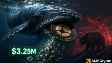 **انزلاق ASTER أسفل النطاق مع نقل الحوت 5 ملايين رمز – هل سينكسر حاجز 0.60 دولار؟**