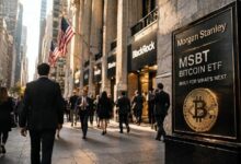 انطلاق صندوق بيتكوين ETF التابع لمورجان ستانلي بقيمة 116 مليون دولار يبدو ضئيلاً أمام أصول بقيمة 1.9 تريليون دولار، وهذا هو السبب الذي سيلفت انتباه وول ستريت