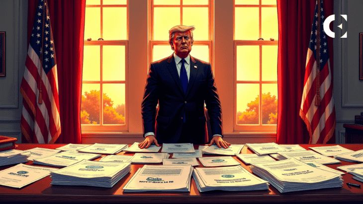 متداول يفتح صفقة بيع بقيمة 50.6 مليون دولار على بيتكوين قبل خطاب ترامب حول العملات الرقمية