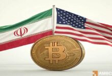 اختبار البيتكوين لـ 75 ألف دولار: ضغط قصير بقيمة 400 مليون دولار يتزامن مع اتفاق السلام الإيراني الأمريكي