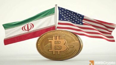 اختبار البيتكوين لـ 75 ألف دولار: ضغط قصير بقيمة 400 مليون دولار يتزامن مع اتفاق السلام الإيراني الأمريكي