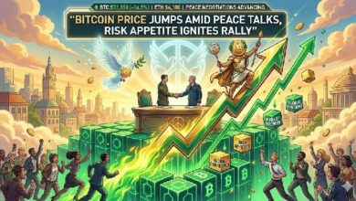 سعر البيتكوين يقفز مع مفاوضات السلام.. شهية المخاطرة تشعل موجة صعود قوية