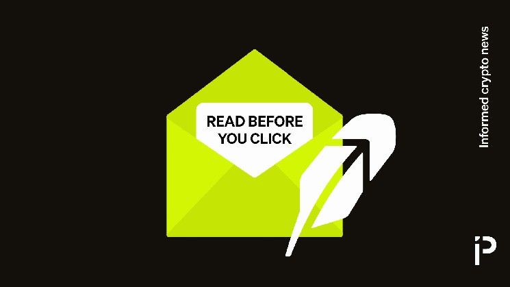 اقرأ هذا قبل النقر على أي بريد إلكتروني من Robinhood