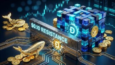 عملة DOGE تختبر حاجز 0.10 دولار بينما تقوم الحيتان بشراء 330 مليون عملة بهدوء