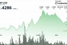 عملة XRP تتصدر البيتكوين والإيثيريوم في المكاسب الأسبوعية لكن الأحجام المتواضعة تحد من الانفراج