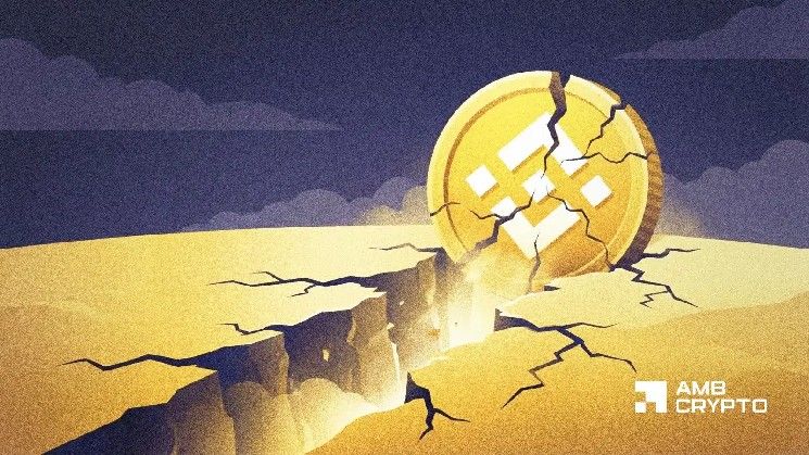 اختبار BNB الأخير لقيعان فبراير: لماذا انتهى بالفشل؟