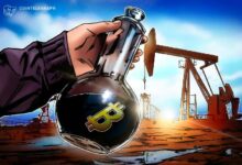 انخفاض البيتكوين إلى 70.6 ألف دولار وصعود النفط بعد إعلان الولايات المتحدة حظر مضيق هرمز