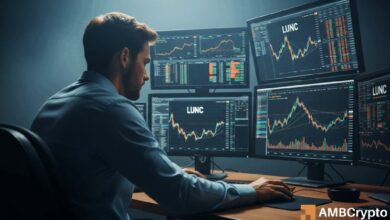 **LUNC يقفز 22% مع ارتفاع الفائدة المفتوحة: اختراق أم فخ صاعد؟**