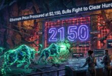 سعر الإيثيريوم تحت الضغط عند 2150 دولارًا: الثيران يحاولون تخطي الحاجز