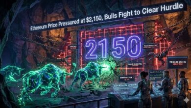 سعر الإيثيريوم تحت الضغط عند 2150 دولارًا: الثيران يحاولون تخطي الحاجز