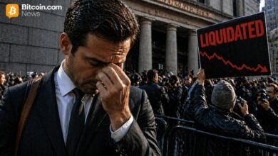 متداولو البيتكوين يتخلصون من 1,500 دولار في ساعة واحدة مع وصول السعر إلى 76,567 دولارًا وتعمق الخسائر