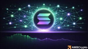 استخدام شبكة سولانا يزدهر بينما يظل السعر في نطاق محدد: متى يلحق سعر عملة SOL بالطلب؟