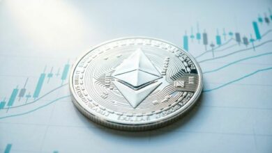 عنوان مترجم: إيثيريوم يحافظ على الدعم الكلي مع ضغط يومي على سعر ETH اليوم
