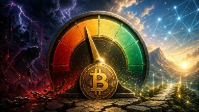 مؤشر الخوف والطمع في البيتكوين يعود إلى الحياد لأول مرة منذ يناير