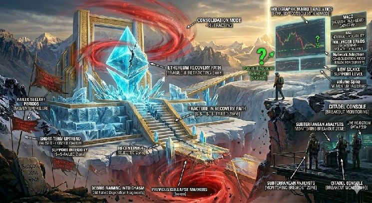 سعر إيثريوم يعاني لاستعادة الزخم، والتعافي لا يزال هشًا