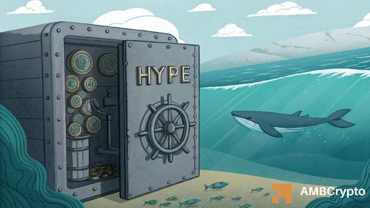 تدفقات ضخمة من HYPE تشير إلى صدمة في العرض: فلماذا لا يزال السعر يعاني؟