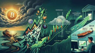 بيتكوين ترتفع مع أنباء وقف إطلاق النار.. لكن ثقة السوق لا تزال متخلفة