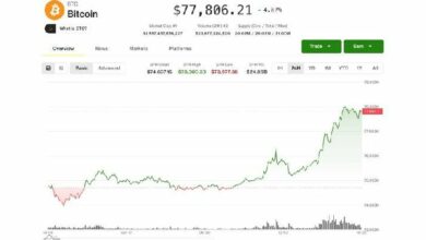 أصول الخزانة الرقمية المهزومة تقود صعود أسهم العملات المشفرة مع وصول البيتكوين إلى 78 ألف دولار