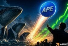 أرخص «ApeCoin» بنسبة 90% بعد جني حوت لأرباح 14 ضعفًا، مما يثير مخاوف التداول من الداخل