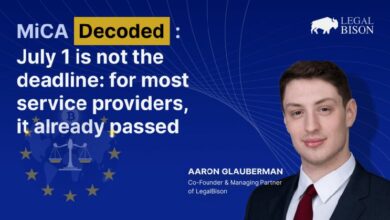 MiCA مُفكَّك: الأول من يوليو ليس الموعد النهائي. بالنسبة لمعظم مقدمي الخدمات، لقد مر بالفعل