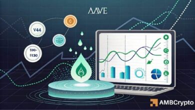 تدفقات بقيمة 10 ملايين دولار على AAVE تشير إلى اختراق محتمل – ما التوقعات لسعر العملة؟
