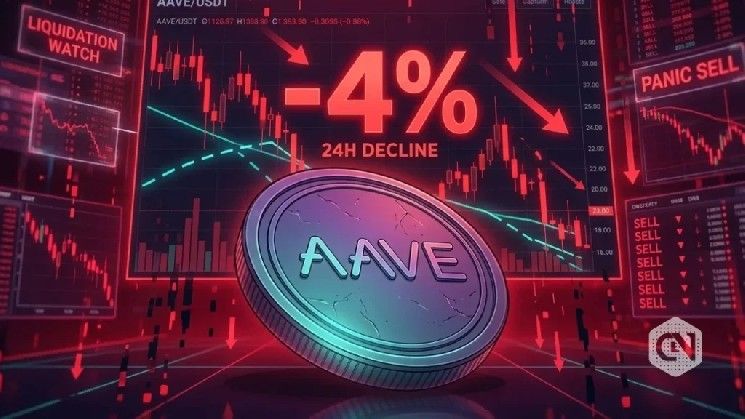 سعر AAVE يهبط 4% وسط فوضى داخلية وينزلق تحت 92 دولارًا
