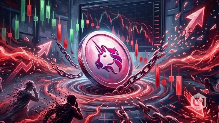 سعر Uniswap يلامس أدنى مستوى شهري بعد هبوط حاد 13% خلال 24 ساعة