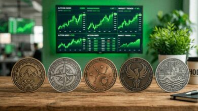 أبرم 5 عملات رقمية بديلة عالية القيمة السوقية تتجاوز أداء السوق في 2026