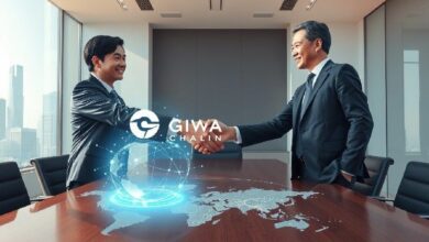 شراكة GIWA Chain: دونامو وهانا المالية وبوسكو الدولية تبنون نظام تحويلات بلوكتشين بديلاً عن SWIFT