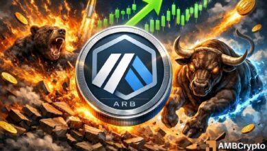 صعود Arbitrum بنسبة 7% بعد تجاوز مليون مستخدم جديد – هل تعيد هذه القفزة سعر ARB إلى 0.15 دولار؟