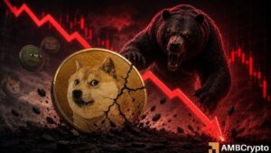 “متداولو دوجكوين يبيعون في هلع – عملة DOGE تهبط دون 0.1 دولار، وتصفيات تبلغ 16 مليون دولار”