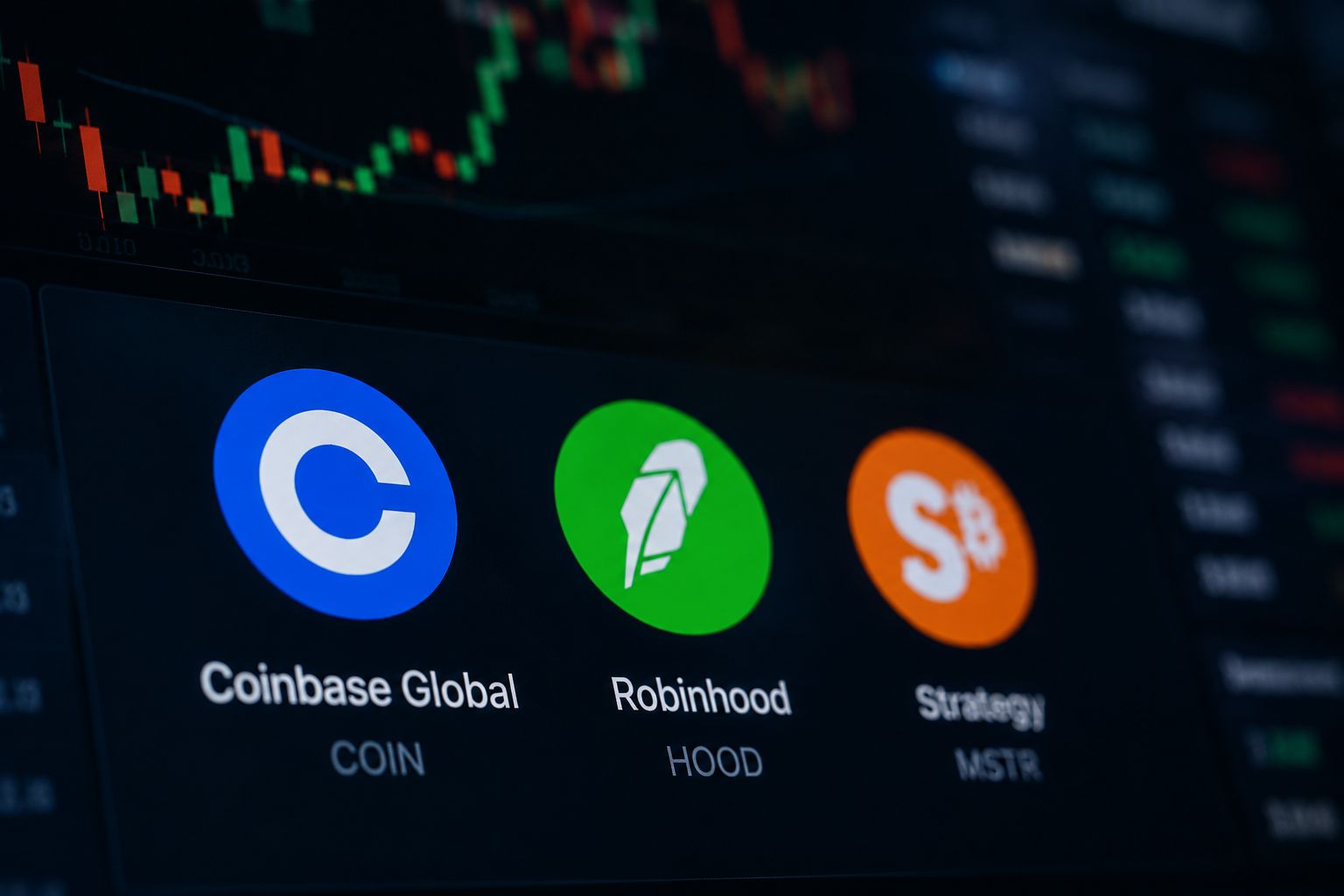 لماذا تتراجع أسهم العملات الرقمية مثل Coinbase وRobinhood وStrategy اليوم؟