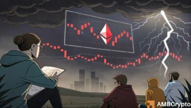 إيثريوم يستقر بالقرب من 2.3 ألف دولار، لكن هذا المقياس يُبقي المؤسسات حذرة