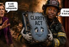 كيف نجح قانون "CLARITY" في تجاوز تعديلات مجلس الشيوخ الفوضوية رغم محاولات وارن وبانكس والديمقراطيين لإبطائه
