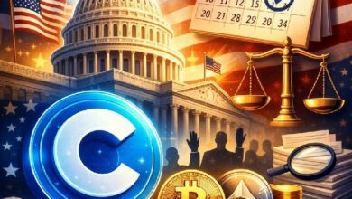 مشتقات الدوم يُحفز أسهم العملات الرقمية—روبن هود وكوين بيز يختتمان الأسبوع في المنطقة الخضراء بعد تحرك هيئة تداول السلع الآجلة