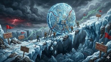 تراجع سعر البيتكوين هش، وقد يتبعه انخفاض آخر قريبًا