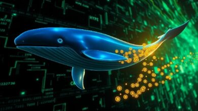 حوت مرتبط بـ BIT يفرغ 103,678 HYPE أخرى، وإجمالي المبيعات يصل إلى 12.8 مليون دولار