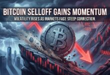 **سعر البيتكوين يواصل الانخفاض الحاد مع انهيار الدعم الرئيسي**